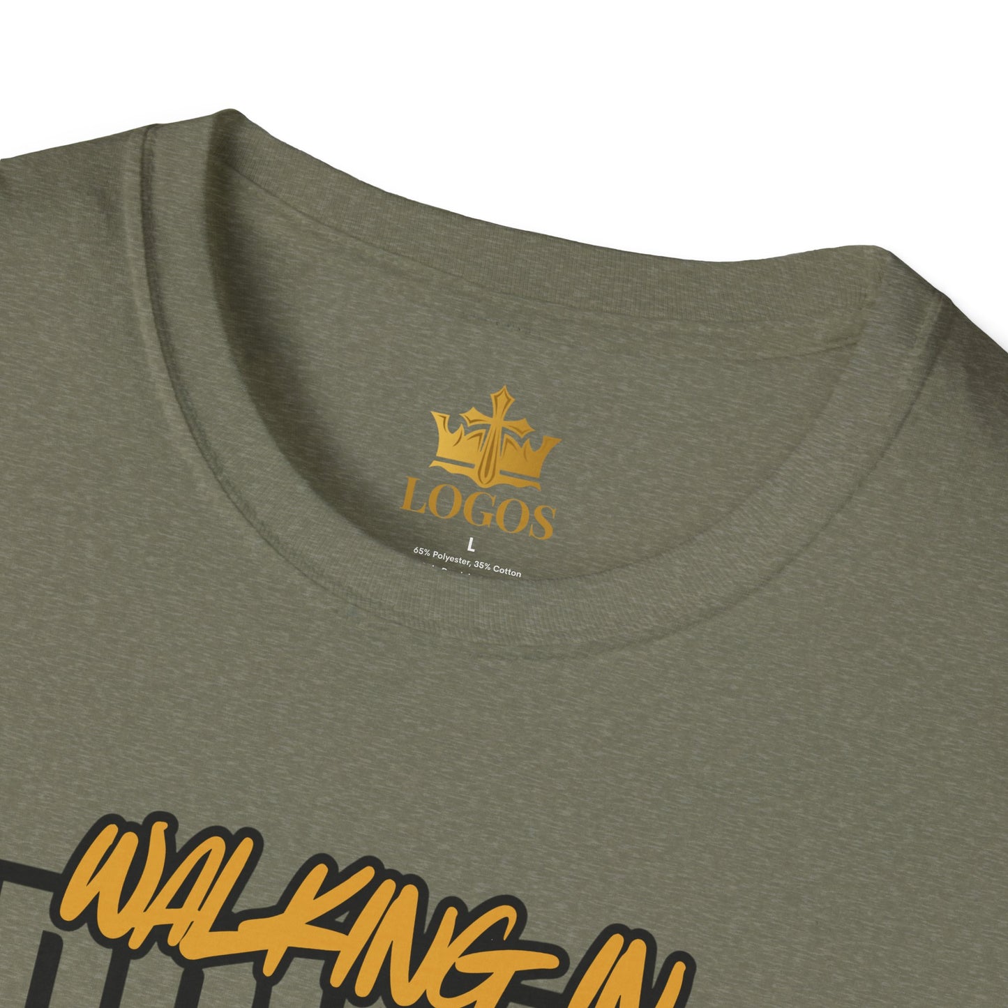 "Walking In Power" Men's T-Shirt-Acts 1:8 & Acts 10:38