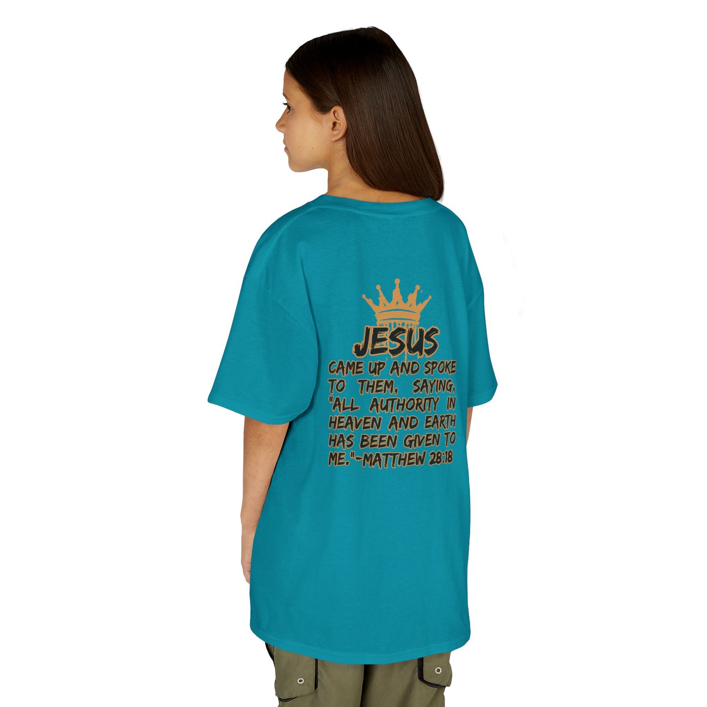 Christ Our KIng - Christian Junior Kids T-Shirt by Logos Co.