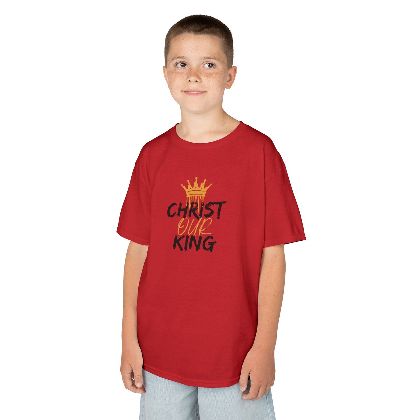 Christ Our KIng - Christian Junior Kids T-Shirt by Logos Co.