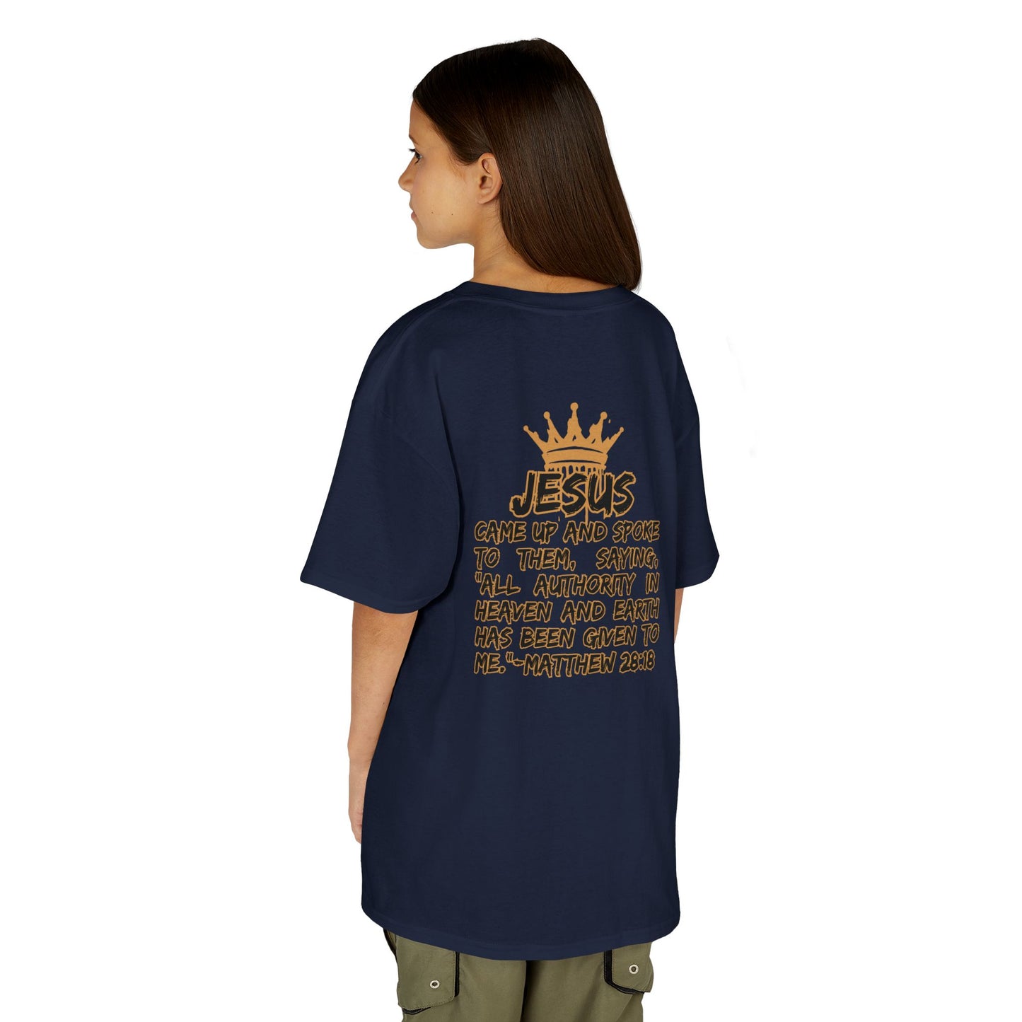 Christ Our KIng - Christian Junior Kids T-Shirt by Logos Co.