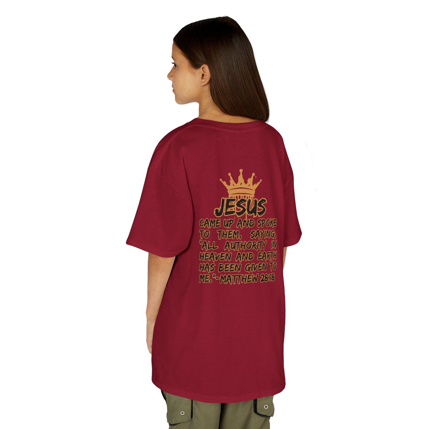 Christ Our KIng - Christian Junior Kids T-Shirt by Logos Co.