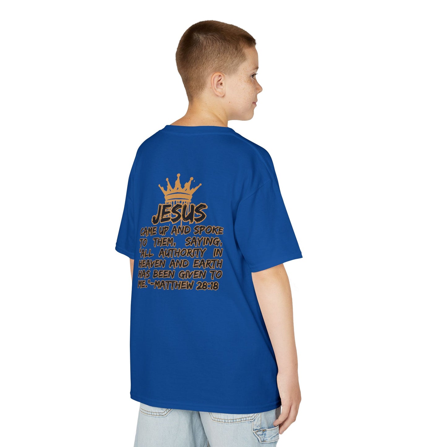 Christ Our KIng - Christian Junior Kids T-Shirt by Logos Co.