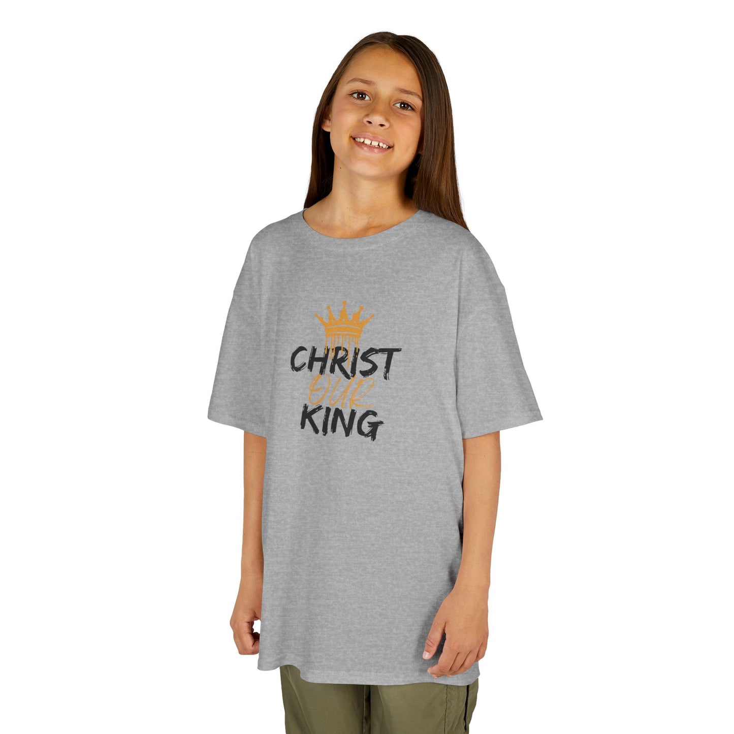 Christ Our KIng - Christian Junior Kids T-Shirt by Logos Co.
