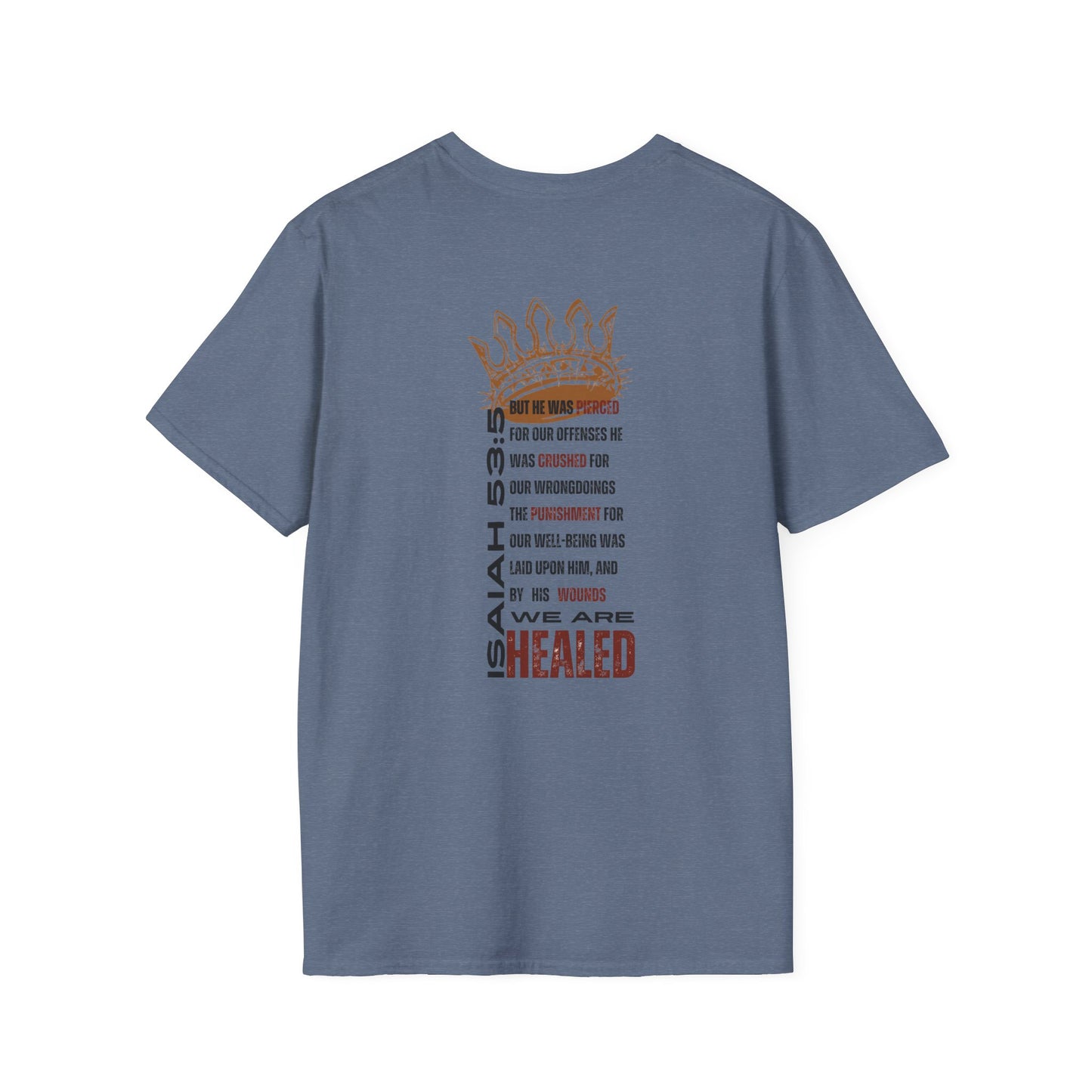 Christ Our Healer - Isaiah 53:5 Men's Apparel