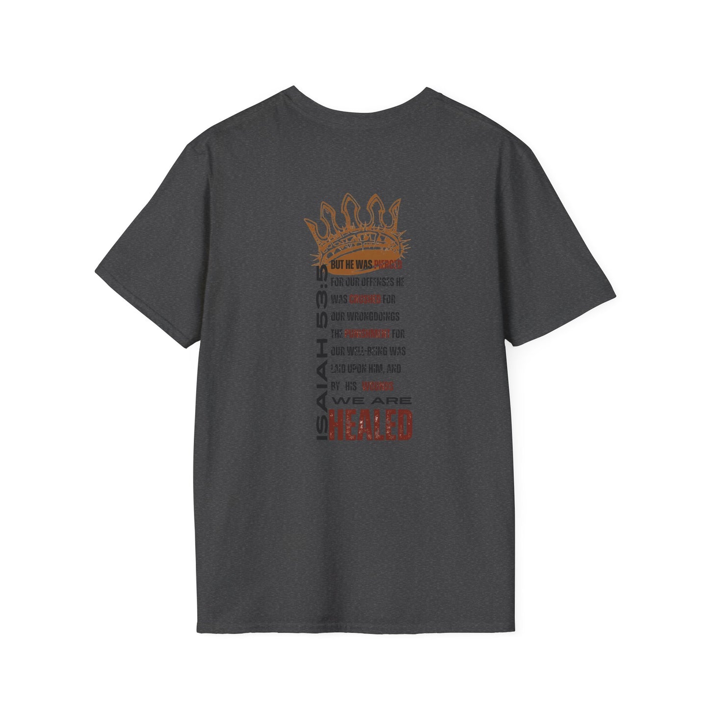 Christ Our Healer - Isaiah 53:5 Men's Apparel