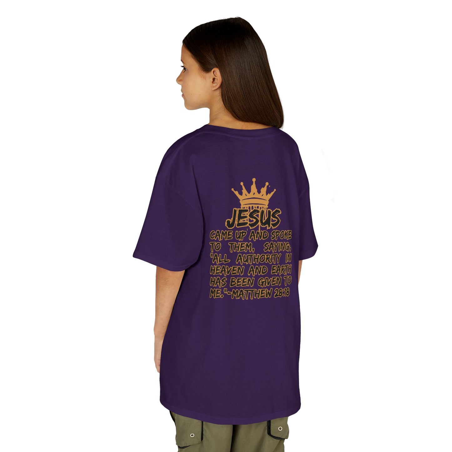 Christ Our KIng - Christian Junior Kids T-Shirt by Logos Co.
