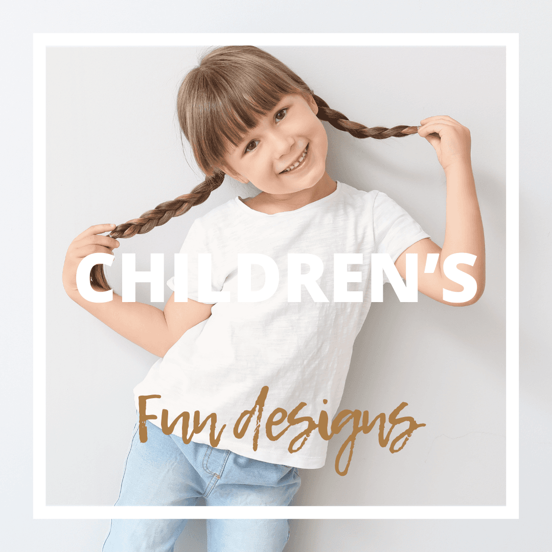 Children's T-shirt with a fun design and scripture in white, front view for Children's Christian Clothes