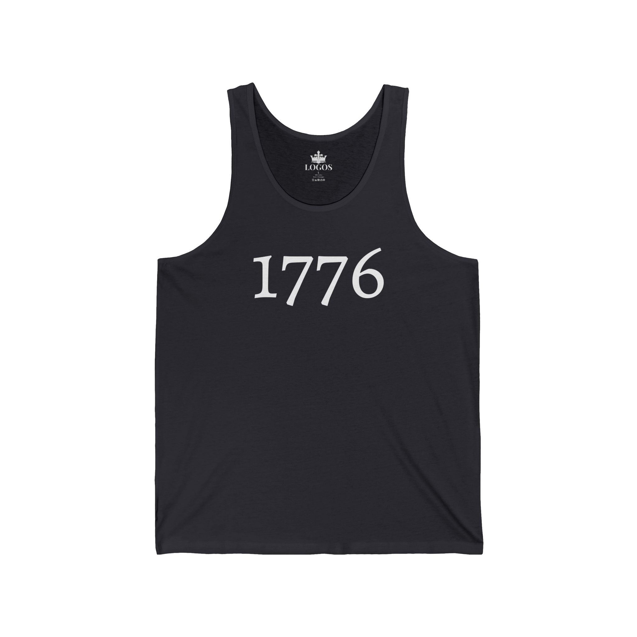 1776 Tank Top — One Nation Under God Patriotic Muscle Shirt