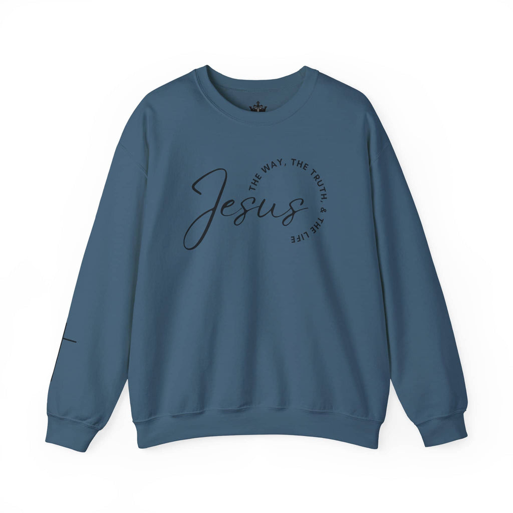 Jesus: The Way, The Truth, The Life Sweatshirt | Logos Co.