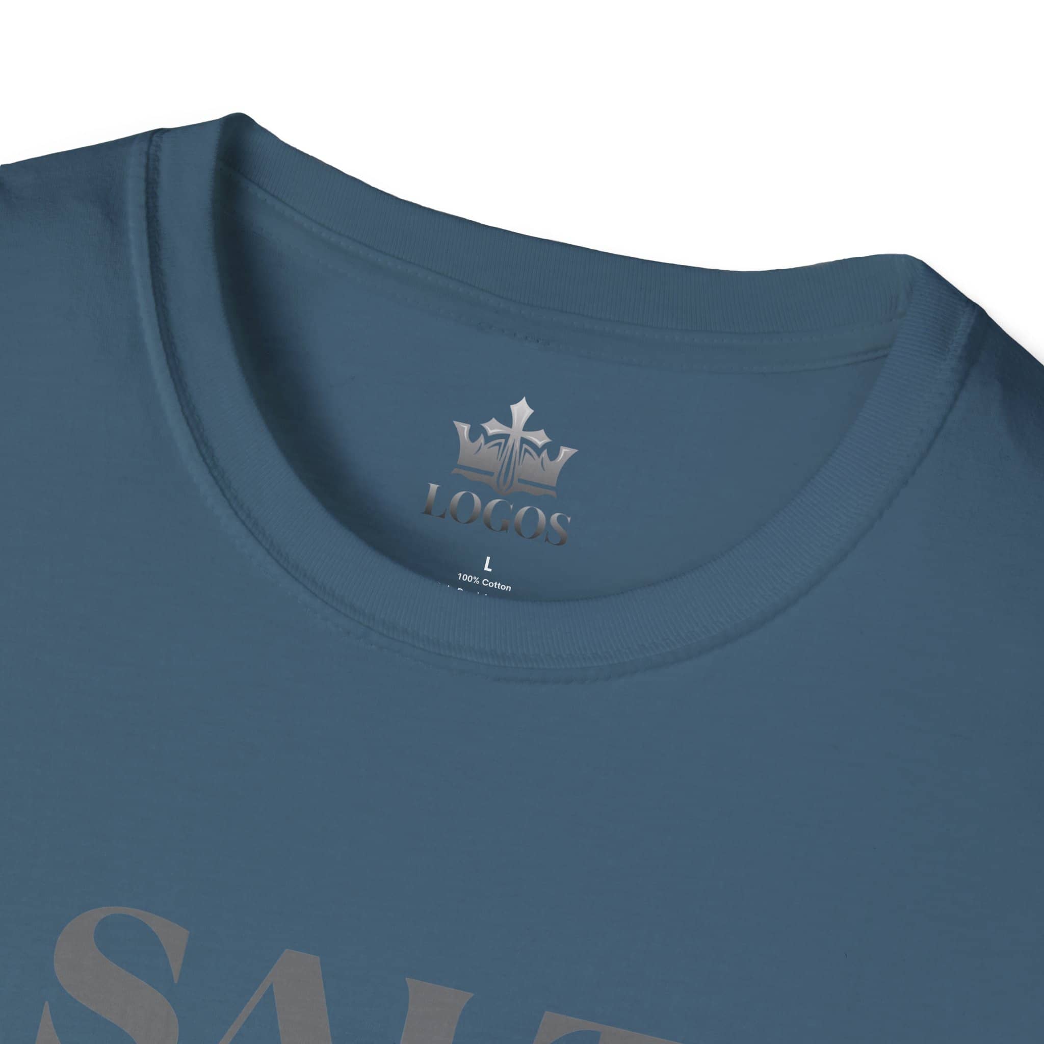 "Salt & Light" Lightweight Christian T-Shirt-Dark Fabric Design