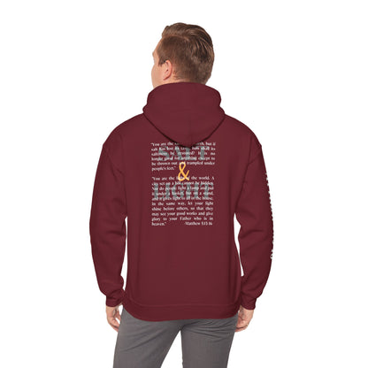Salt And Light Hoodie-Dark Fabric Design