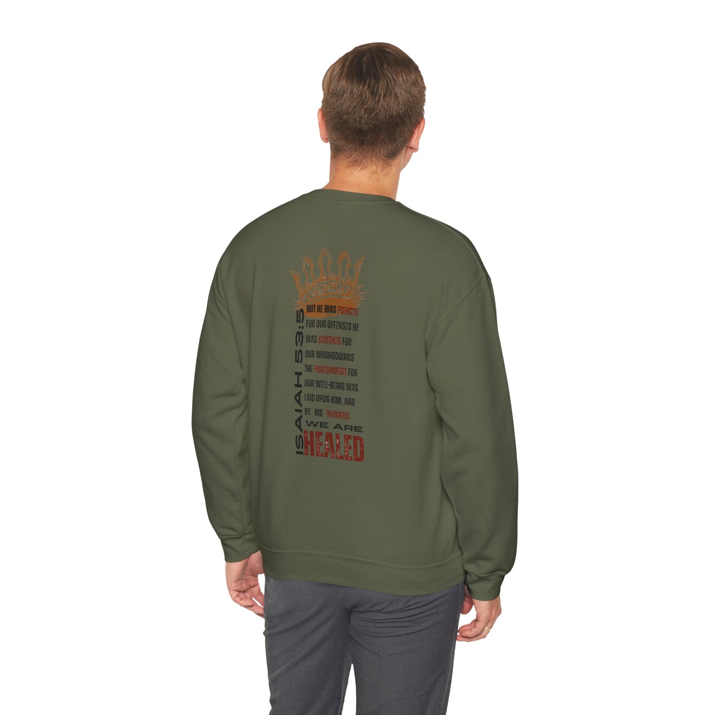 "Christ Our Healer" Men's Sweatshirt