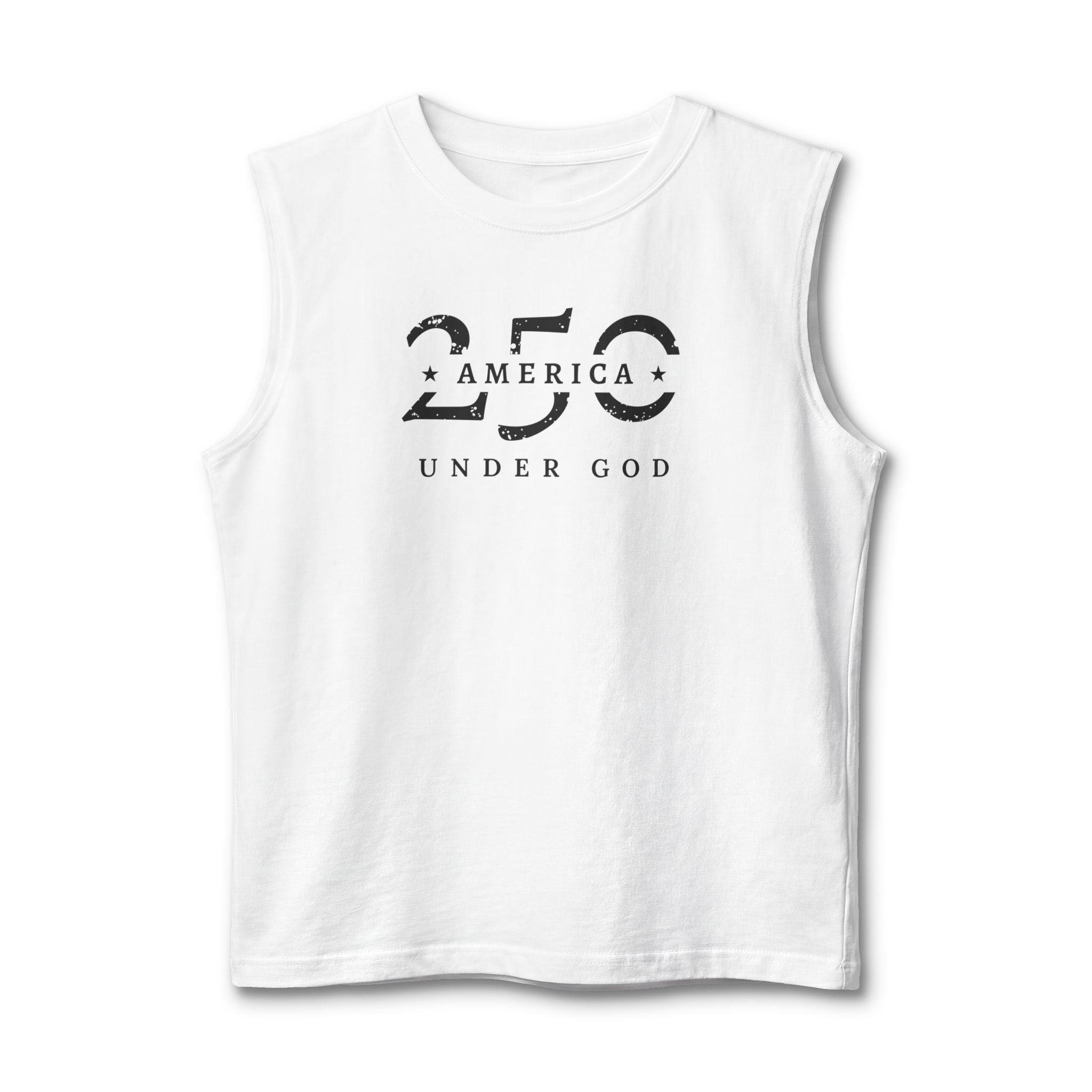 America 250 "Under God" Patriotic Muscle Tank