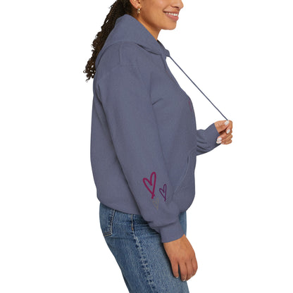 "Jesus Loves Me" (Dark Fabric Design) Women's Hoodie