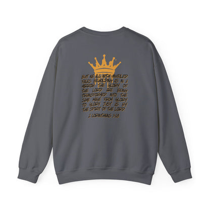 "Glory to Glory" Women's Sweatshirt- 2 Corinthians 3:18