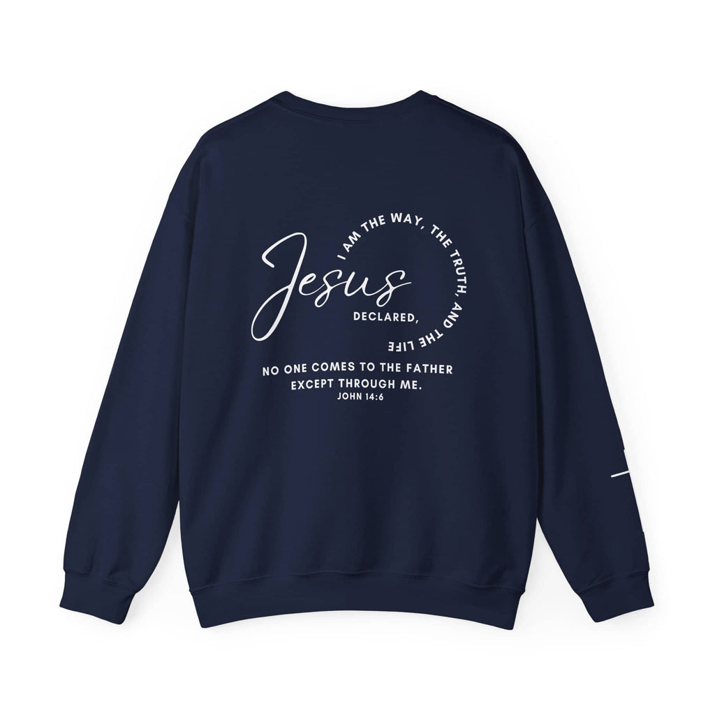 Jesus: The Way, The Truth, The Life Sweatshirt | Logos Co.