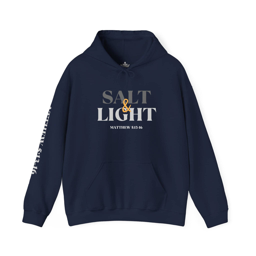 Salt And Light Hoodie-Dark Fabric Design