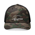 Classic America Embroidered Camouflage Trucker Hat