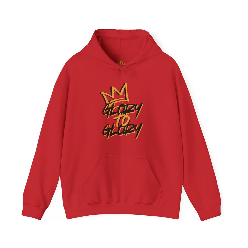 Glory to Glory Hoodie 2 Corinthians 3:18 Design