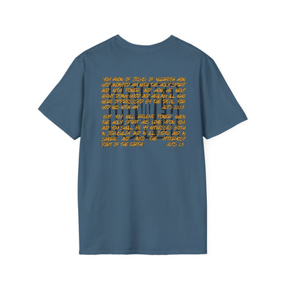 "Walking In Power" Men's T-Shirt-Acts 1:8 & Acts 10:38