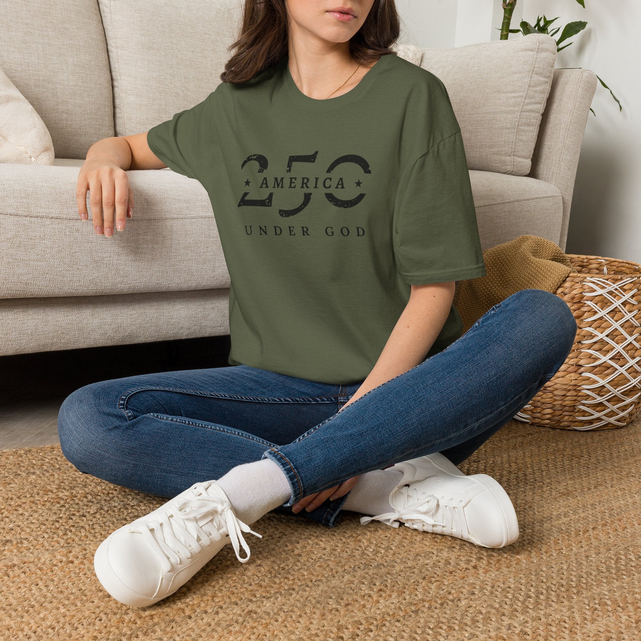 "One Nation Under God" - Patriotic 250th Anniversary T-Shirt