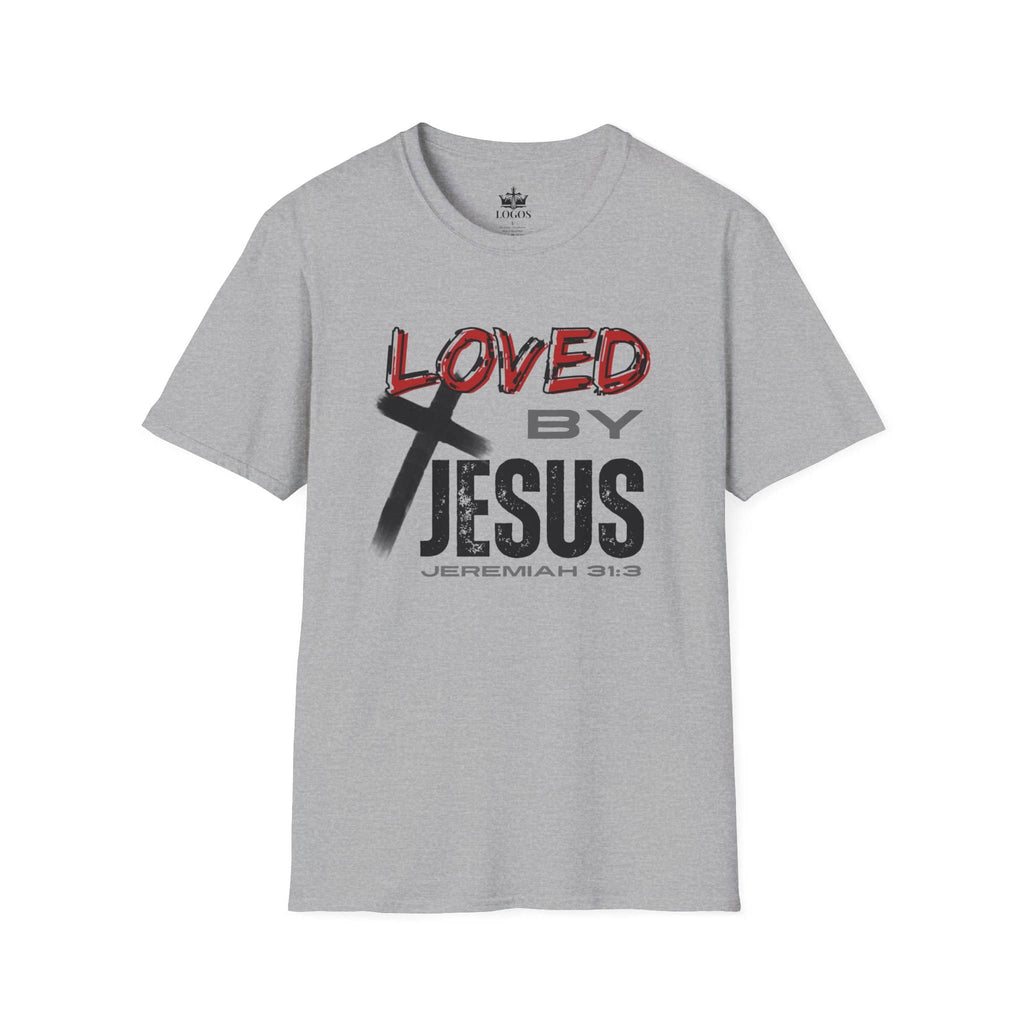 Loved By Jesus Christian Graphic T-Shirt