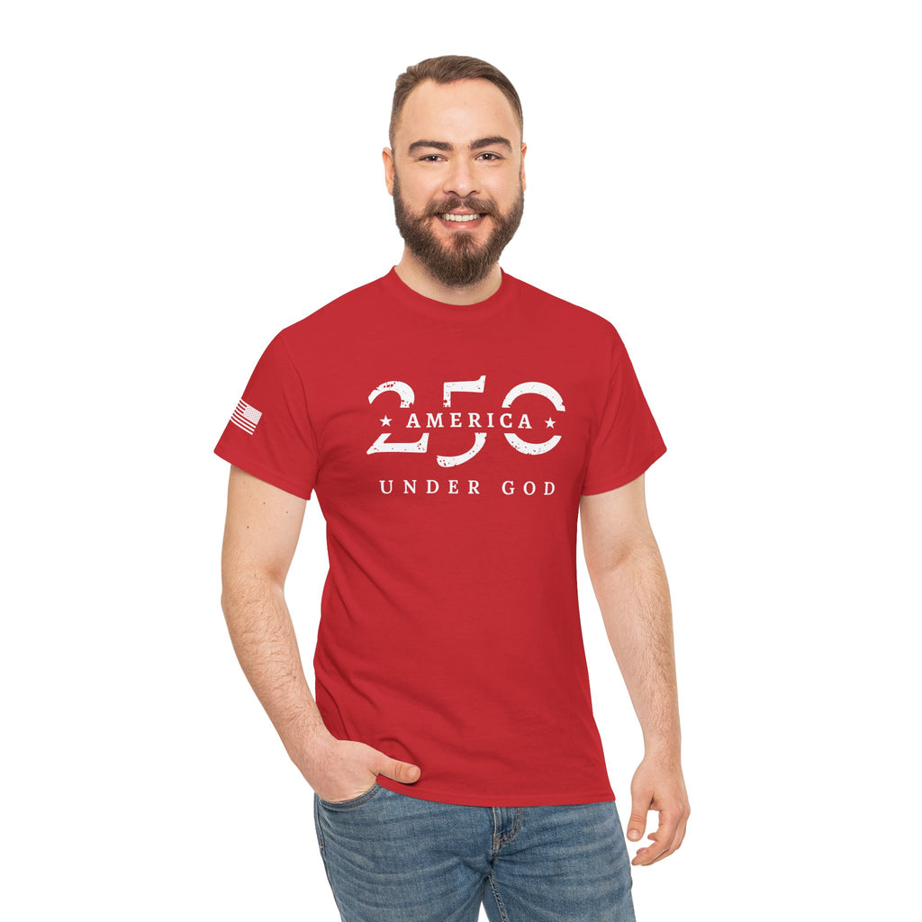 "One Nation Under God" - Patriotic 250th Anniversary T-Shirt