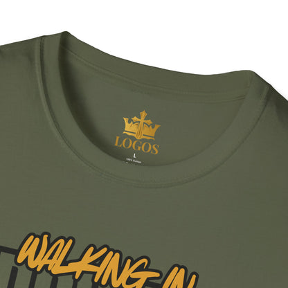 "Walking In Power" Men's T-Shirt-Acts 1:8 & Acts 10:38
