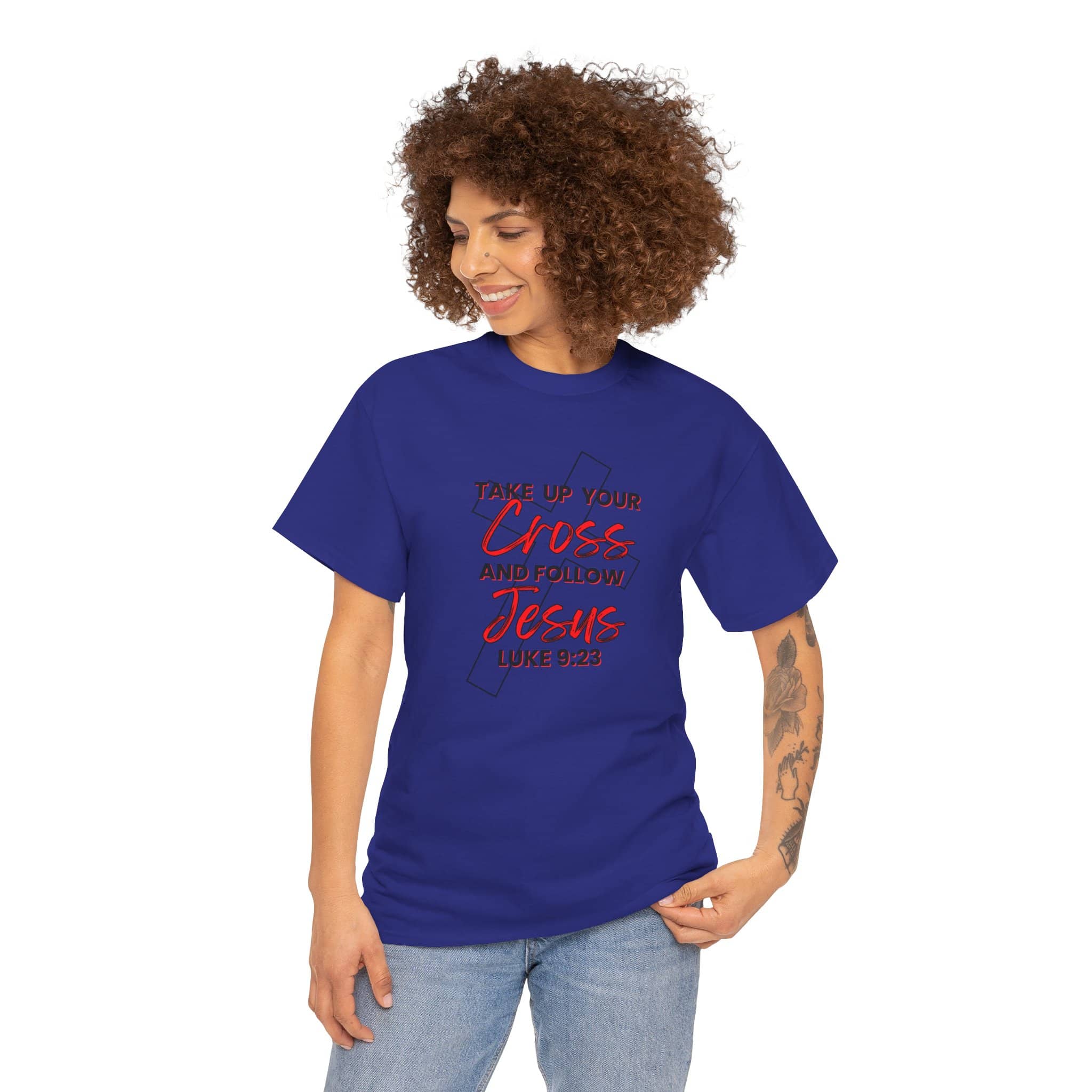 "Take up Your Cross" Heavy Cotton Shirt