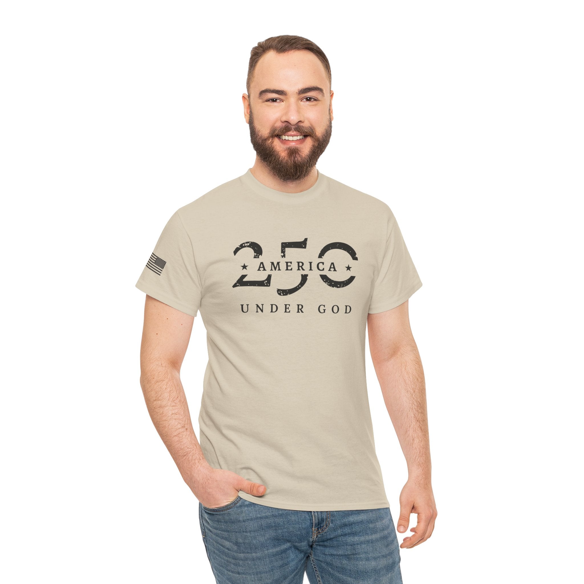 "One Nation Under God" - Patriotic 250th Anniversary T-Shirt