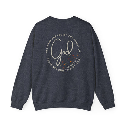 "Spirit Lead Me" (Dark Fabric Design) Women's Sweatshirt