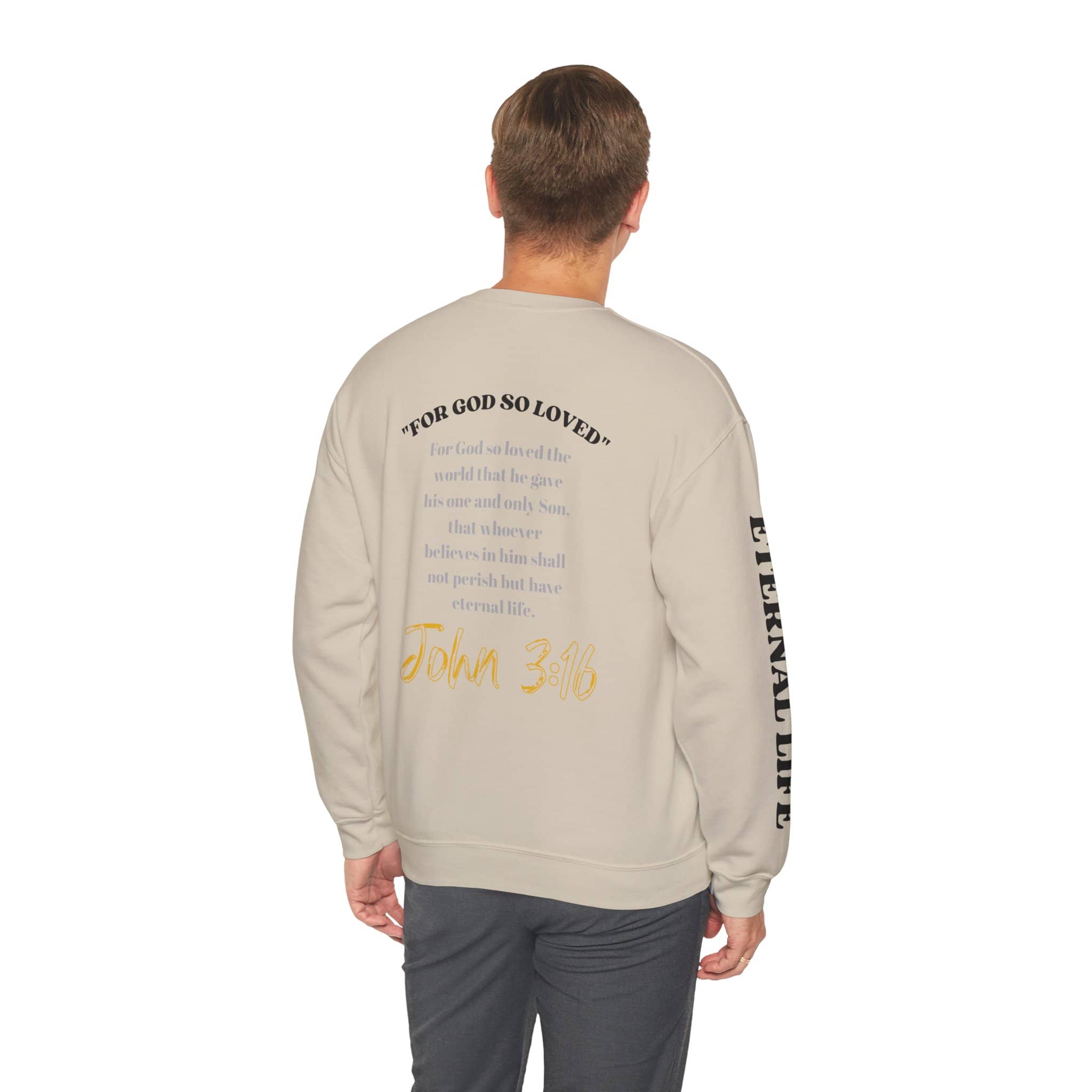 God So Loved - John 3:16 Sweatshirt