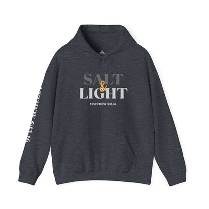 Salt And Light Hoodie-Dark Fabric Design