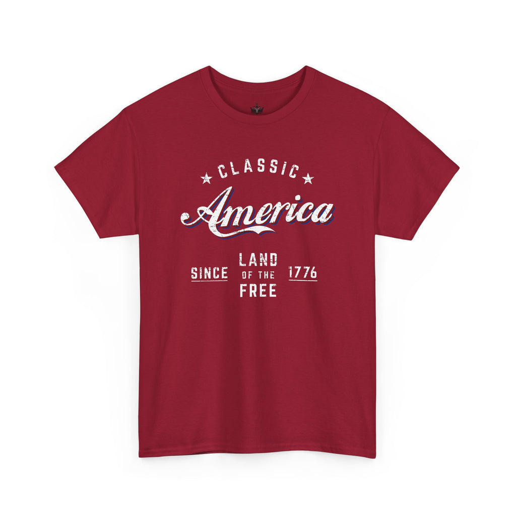 "Land of the Free" — Patriotic 250th Anniversary T-Shirt (Classic America, Since 1776)