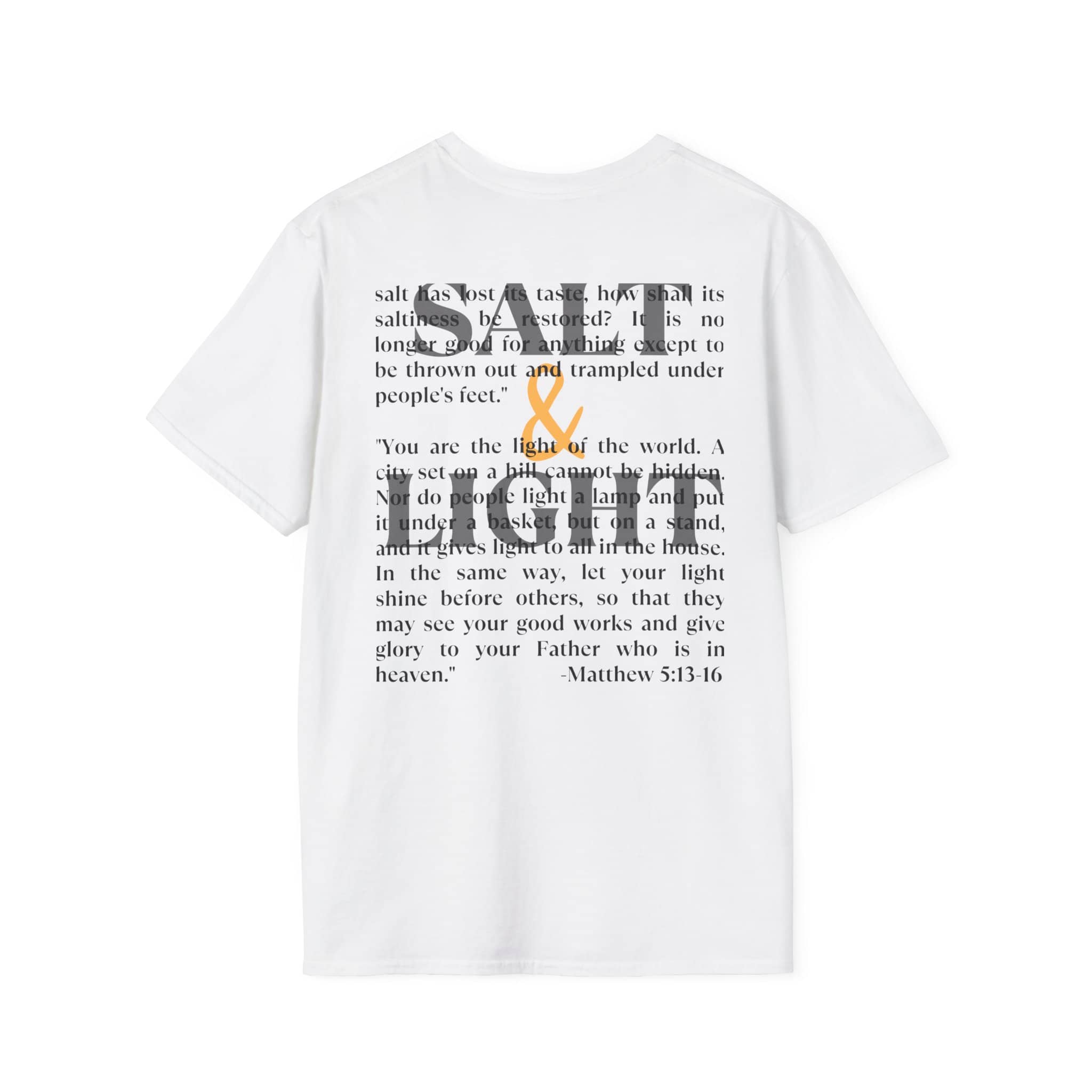 Salt & Light Christian Men's Graphic Shirt By Logos