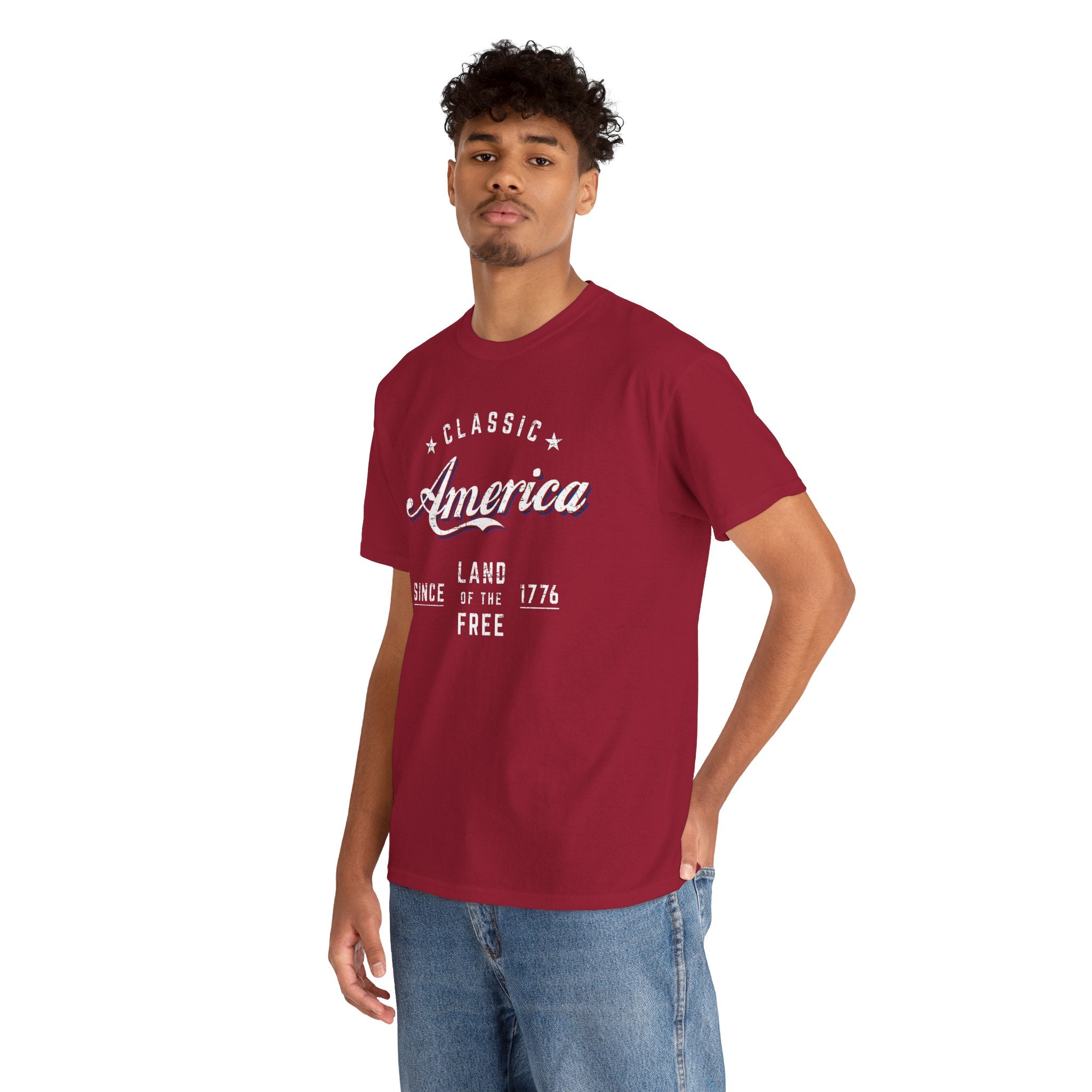 "Land of the Free" — Patriotic 250th Anniversary T-Shirt (Classic America, Since 1776)