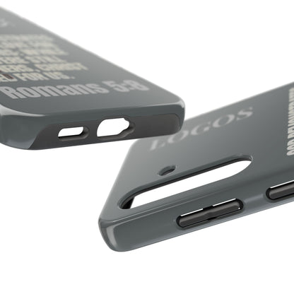 Romans 5:8 - Christian Phone Case - Gray
