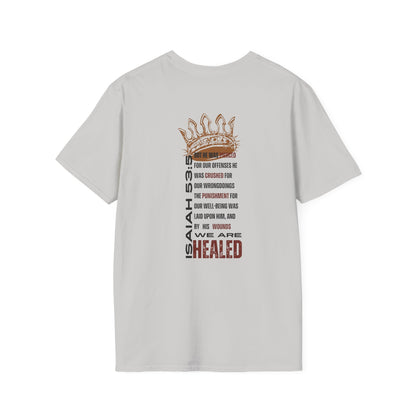 Christ Our Healer - Isaiah 53:5 Men's Apparel