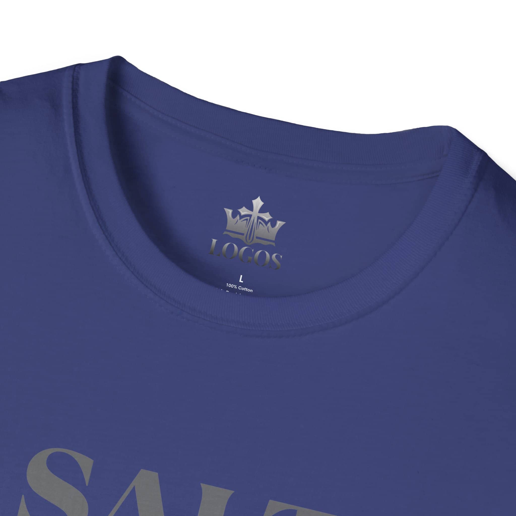 "Salt & Light" Lightweight Christian T-Shirt-Dark Fabric Design