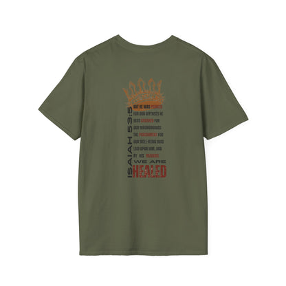 Christ Our Healer - Isaiah 53:5 Men's Apparel