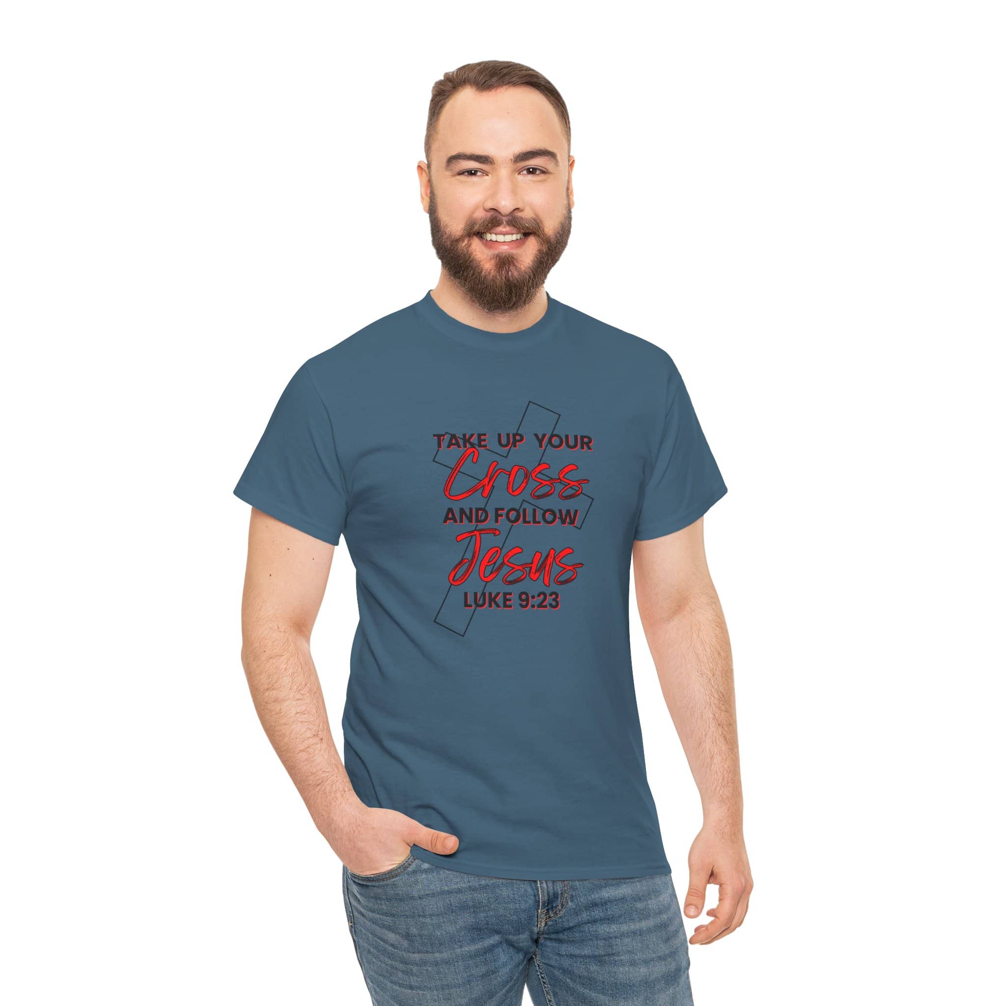 "Take up Your Cross" Heavy Cotton Shirt