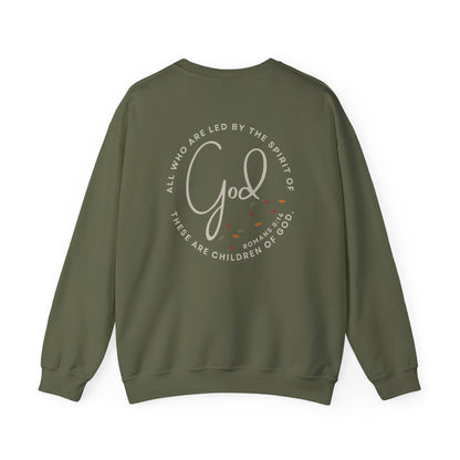"Spirit Lead Me" (Dark Fabric Design) Women's Sweatshirt