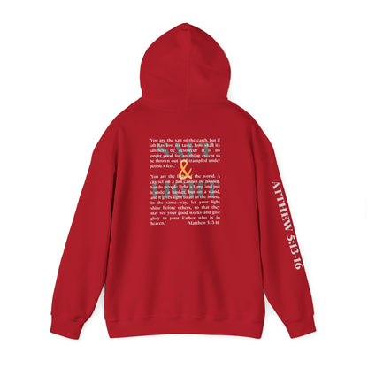 Salt And Light Hoodie-Dark Fabric Design