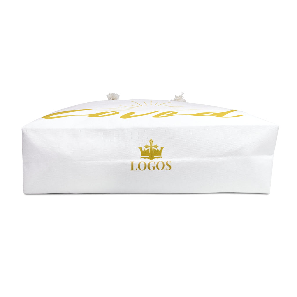 Loved Weekender Bag — Inspirational Christian Travel Tote with 'Loved' & John 15:9 Verse