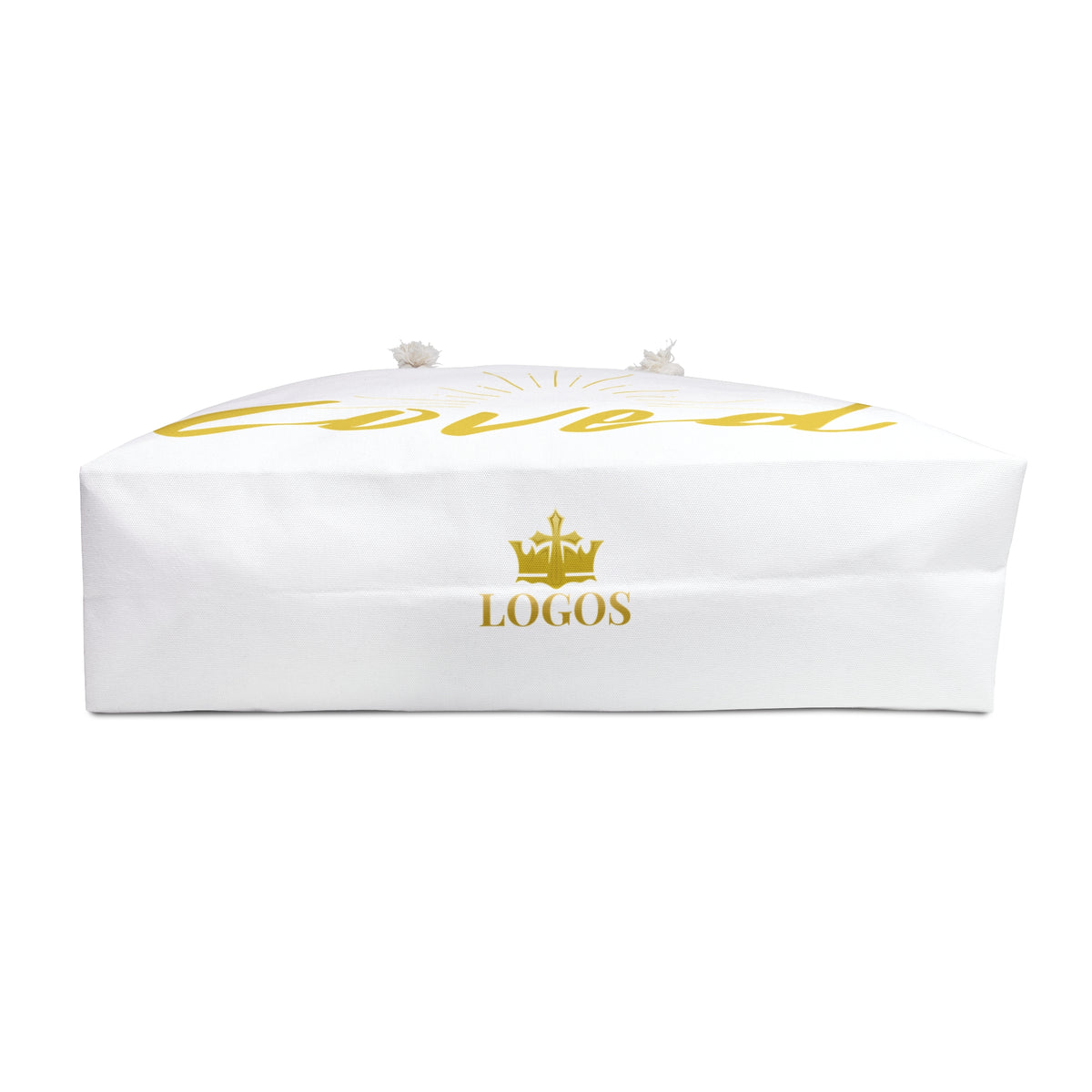 Loved Weekender Bag — Inspirational Christian Travel Tote with 'Loved' & John 15:9 Verse
