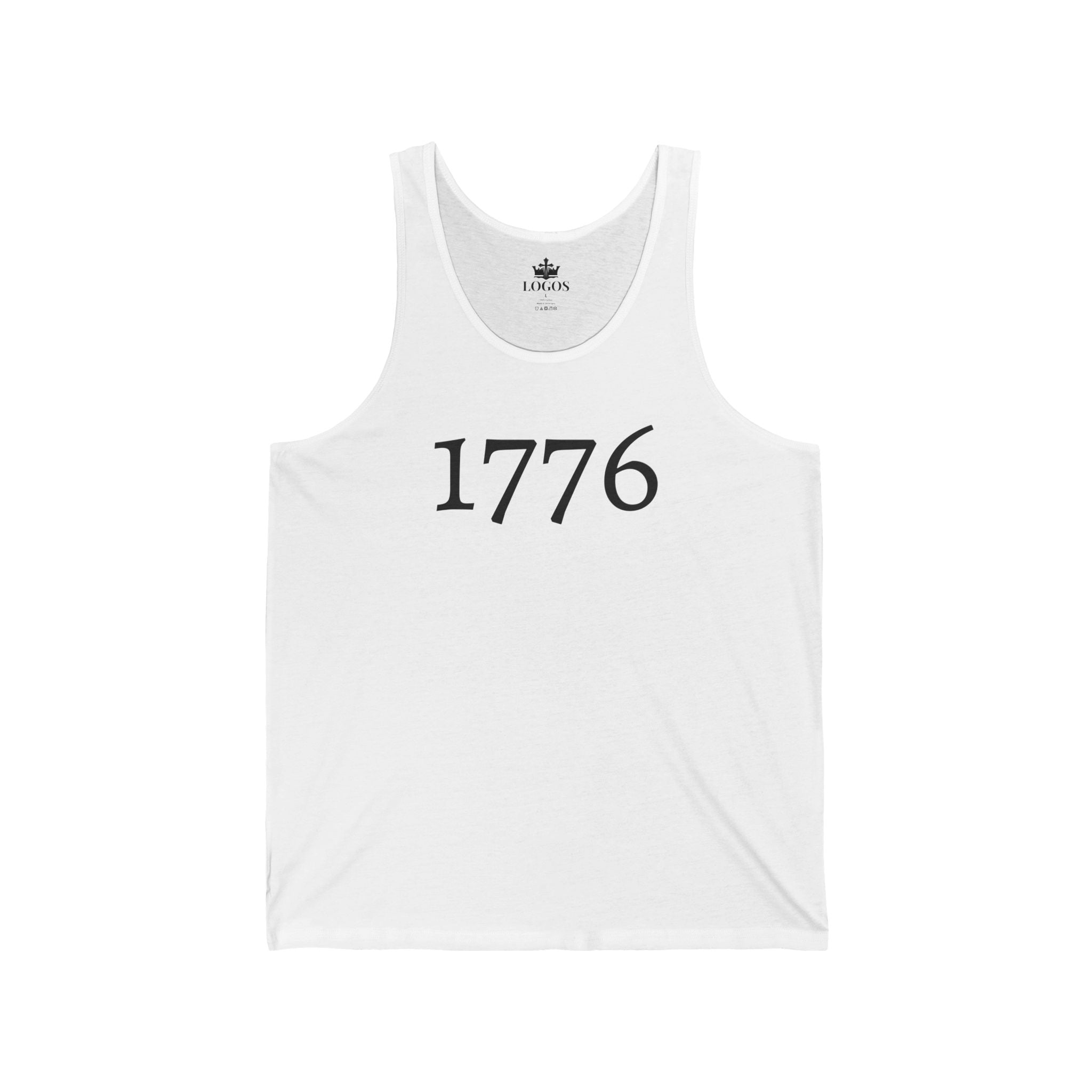 1776 Tank Top — One Nation Under God Patriotic Muscle Shirt