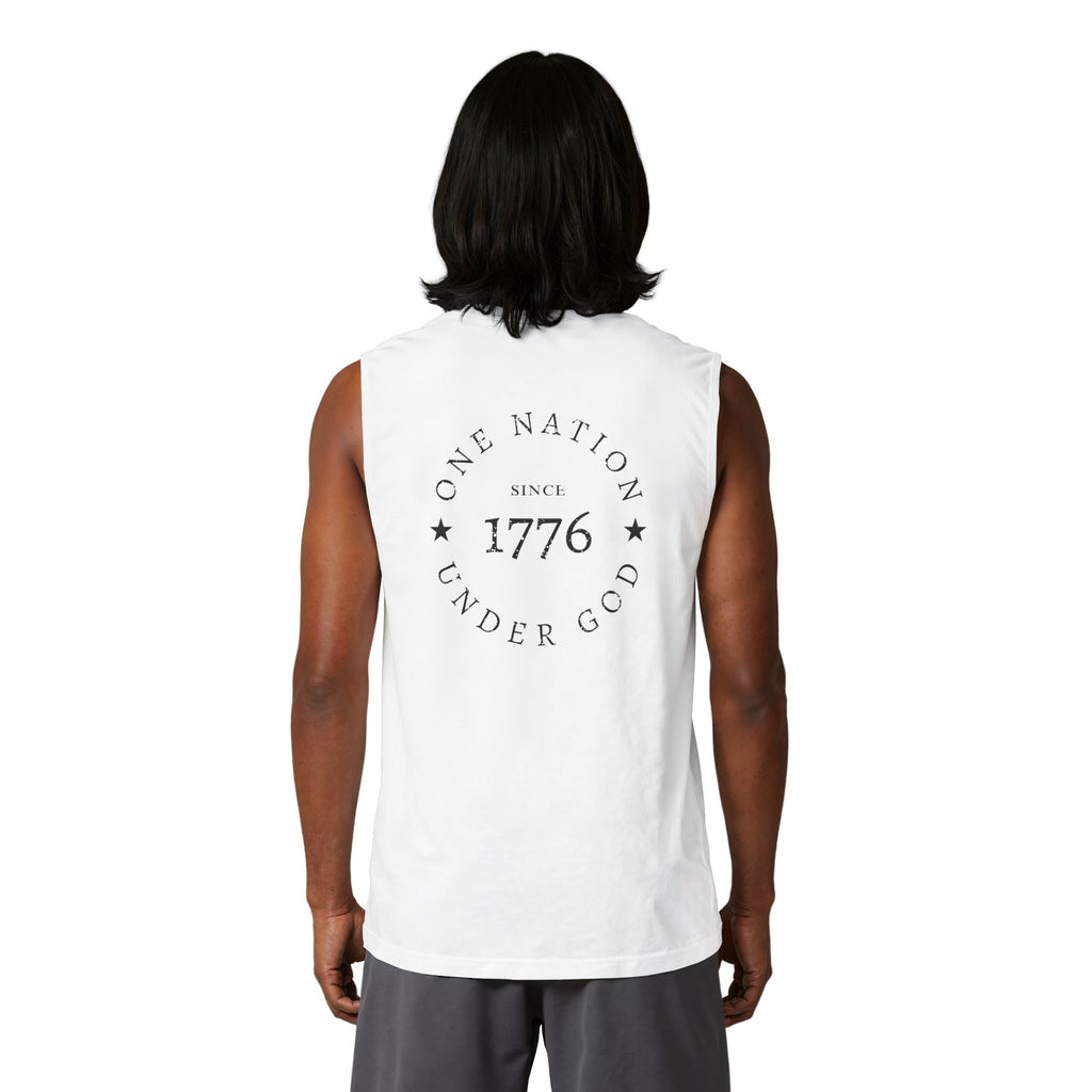 America 250 "Under God" Patriotic Muscle Tank