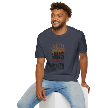 Christ Our Healer - Isaiah 53:5 Men's Apparel