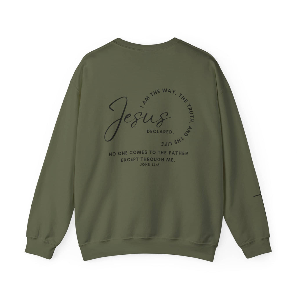 Jesus: The Way, The Truth, The Life Sweatshirt | Logos Co.