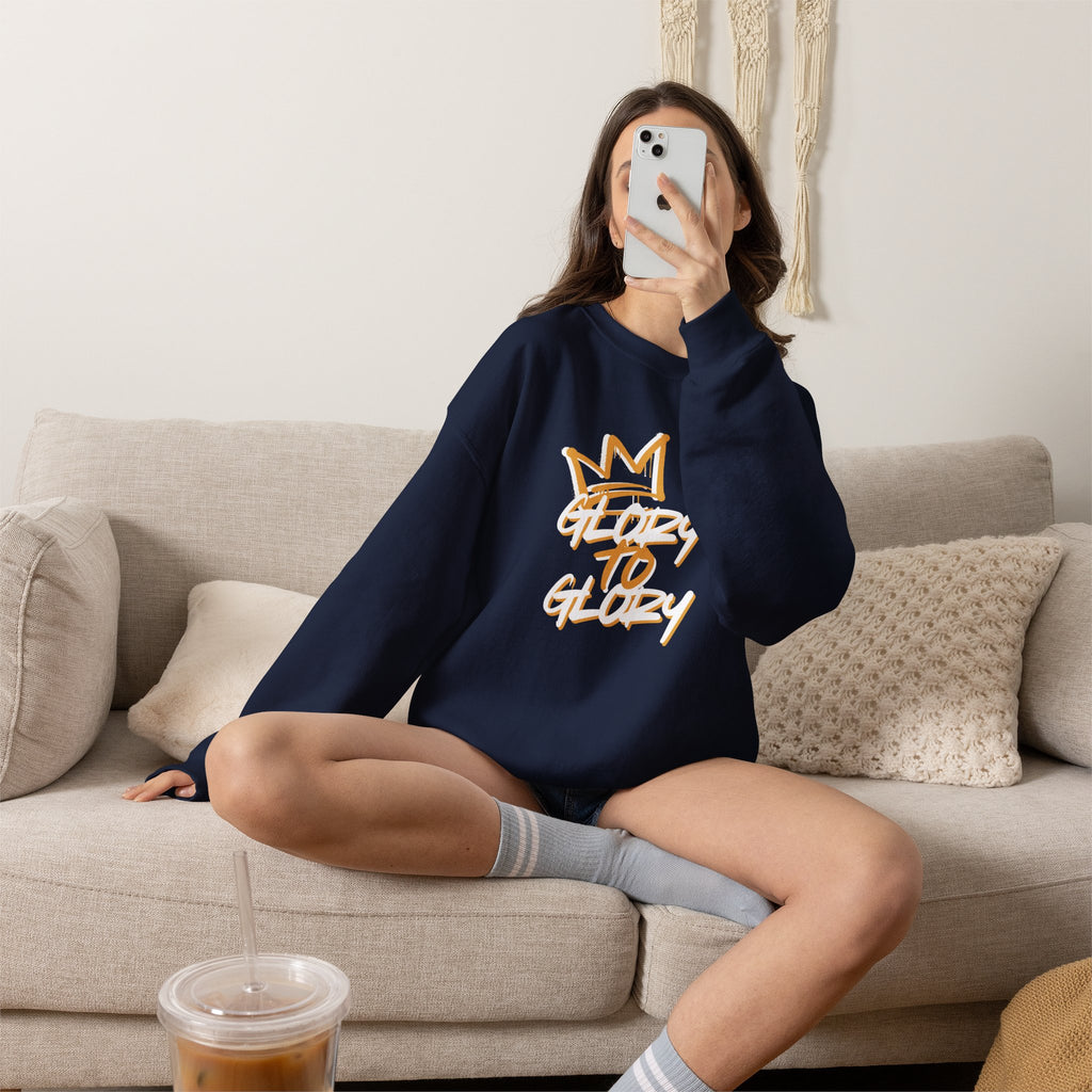 Glory to Glory apparel - 2 Corinthians 3:18 Sweatshirt